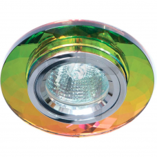 Светильник 8050-2/(CD273) 7-мультиколор-серебро (перламутр) MR16 50W    MTCL/SV 18644