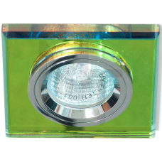 Светильник 8170-2(CD3006) серый-серебро 12V 50W MR16 G5.3 90*90*25,5mm Silver/Silver 19722