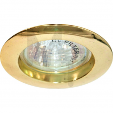 Светильник DL 307 неповоротный золото MR-16(литье) 15010
