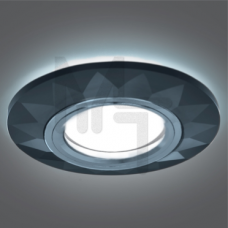 Светильник Gauss Backlight BL058 Круг Гран. Графит/Хром, Gu5.3, LED 4100K 1/40 BL058