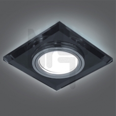 Светильник Gauss Backlight BL060 Квадрат. Графит/Хром, Gu5.3, LED 4100K 1/40 BL060