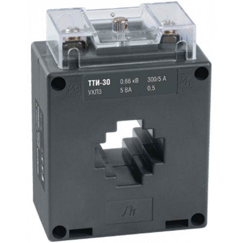 Трансформатор тока ТТИ-30  300/5А  5ВА  класс 0,5S  ИЭК ITT20-3-05-0300