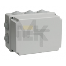 Коробка КМ41246 распаячная для о/п 190х140х120 мм IP55 (RAL7035, 10 гермовводов) UKO10-190-140-120-K41-55