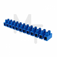 Колодка клеммная (10мм.) 10А полистирол синяя (10шт.) EKF PROxima plc-KK-10-10-ps-s