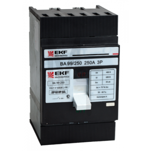 Выключатель автоматический ВА-99 250/160А 3P 35кА EKF PROxima mccb99-250-160