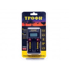 Зарядное устройство ТРОФИ TR-803 AA LCD скоростное+2 HR6 2500mAh C0031282