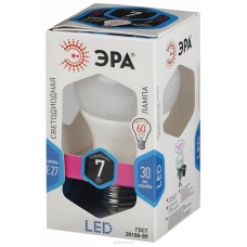 Лампа светодиодная ЭРА LED smd A60(55)-7w-840(842)-E27 Б0029820