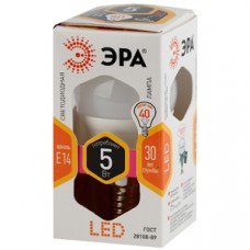Лампа светодиодная ЭРА LED smd P45-5w-827-E27 Б0028486