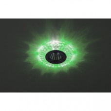 DK LD2 SL/GR Светильник ЭРА декор c зеленой светодиодной подсветкой, прозрачный Б0019199