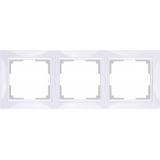 Рамка на 3 поста (белый) / WL03-Frame-03-white / W0031901 a051654