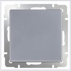 Выключатель одноклавишный / WL06-SW-1G (серебряный) / W1110006 a051498
