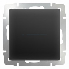 Выключатель одноклавишный / WL08-SW-1G / W1110008 (черный матовый) a051608