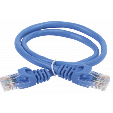 ITK Коммутационный шнур (патч-корд), кат.5Е UTP, 2м, синий PC03-C5EU-2M