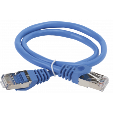ITK Коммутационный шнур (патч-корд), кат.5Е FTP, 2м, синий PC03-C5EF-2M