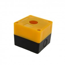 Корпус КП101 пластиковый 1 кнопка желтый EKF PROxima cpb-101-o
