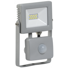 Прожектор СДО 07-10Д светодиодный серый с ДД IP44 IEK LPDO702-10-K03