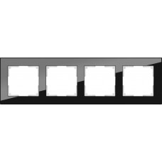 Рамка на 4 поста (черный) / WL01-Frame-04 / W0041108 a051436