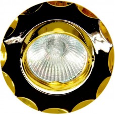 Светильник 703 MR16 50W G5.3 черный-золото/ Gun Metal-Gold 15172