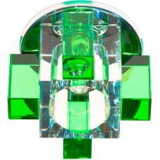 Светильник C1037G JCD 35W G9 зеленый, хром (с лампой) 19991