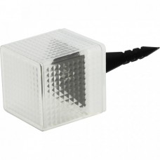 SL-PL20-СUB ЭРА Садовый светильник на солнечной батарее, пластик, прозрачный, черный, 20 см (24/648) Б0016247