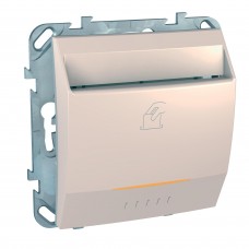SE Unica Беж Выключатель карточный с задержкой отключения MGU5.540.25ZD