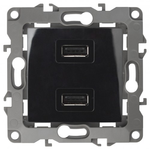 12-4110-06 ЭРА Устройство зарядное USB, 5В-2100мА, Эра12, чёрный (6/60/1920) Б0027496