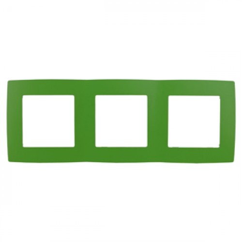 12-5003-27 ЭРА Рамка на 3 поста, Эра12, зелёный (15/150/2400) Б0019410