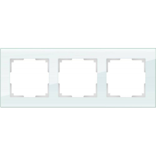 Рамка на 3 поста / WL01-Frame-03 (белый матовый) a051286