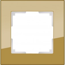 Рамка на 1 пост / WL01-Frame-01 (бронзовый) / W0011112 a051007