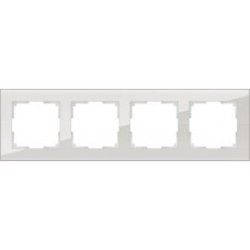 Рамка на 4 поста / WL01-Frame-04 (серый,стекло) / W0041115 a050966