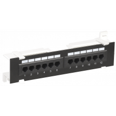 ITK Настенная патч-панель кат.6 UTP, 12 портов (IDC Dual) PP12-C6U-D05