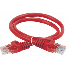 ITK Коммутационный шнур (патч-корд), кат.5Е UTP, 0,5м, красный PC04-C5EU-05M