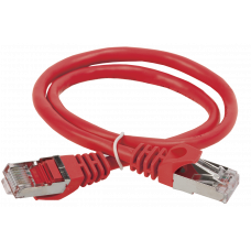 ITK Коммутационный шнур (патч-корд), кат.5Е FTP, 5м, красный PC04-C5EF-5M