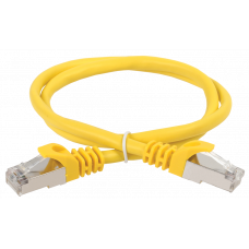 ITK Коммутационный шнур (патч-корд), кат.5Е FTP, 5м, желтый PC05-C5EF-5M