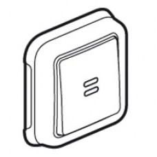 Legrand Plexo Белый Выключатель 1-клавишный с/п кнопочный(НО+НЗ- контакт)встраиваемый,в сборе IP55 69861