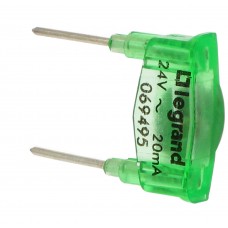 Legrand Plexo Зеленая Лампа 24В 20мA 69495
