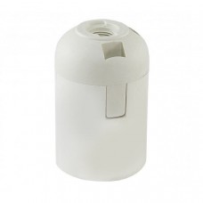 Ппл27-04-К02 Патрон подвесной пластик, Е27, белый (50 шт), стикер на изделии, IEK EPP10-04-01-K01
