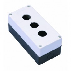 Корпус КП103 для кнопок 3места белый ИЭК BKP10-3-K01