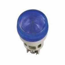 Лампа ENR-22 сигнальная d22мм синий неон/240В цилиндр ИЭК BLS40-ENR-K07