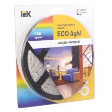 Лента LED 5м  блистер LSR-3528RGB54-4.8-IP65-12V IEK-eco LSR1-3-054-65-1-05