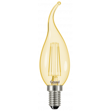 Лампа светодиодная GLDEN-CWS-7-230-E14-6500 1/10/100 золотое стекло 649931