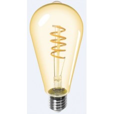 Лампа светодиодная GLDEN-ST64SS-7-230-E27-2700 Золотая 655306
