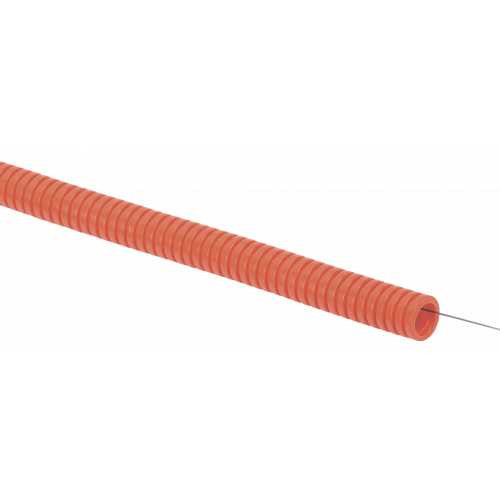Труба гофр.ПНД d50 с зондом (15м) оранжевая ИЕК CTG20-50-K04-015