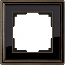 Рамка на 1 пост (бронза / черный) / WL17-Frame-01 / W0011328 a051220