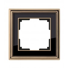 Рамка на 1 пост (золото / черный) / WL17-Frame-01 / W0011330 a051215