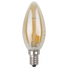 Лампа светодиодная ЭРА F-LED B35-5w-827-E14 gold Б0027939