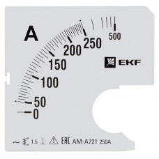 Шкала сменная для A721 250/5А-1,5 EKF PROxima s-a721-250