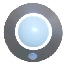 Многофункциональный автономный сенсорный светильник 2W, 86х47,120лм (круг, серебро)  1/6/36 CL002