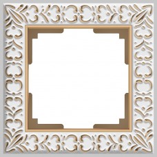Рамка на 1 пост (белое золото) / WL07-Frame-01 / W0011523 a050934