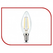 Лампа Gauss Filament Свеча E14 5W 450lm 4100К 1/20 (3 лампы в упаковке) 103801205T